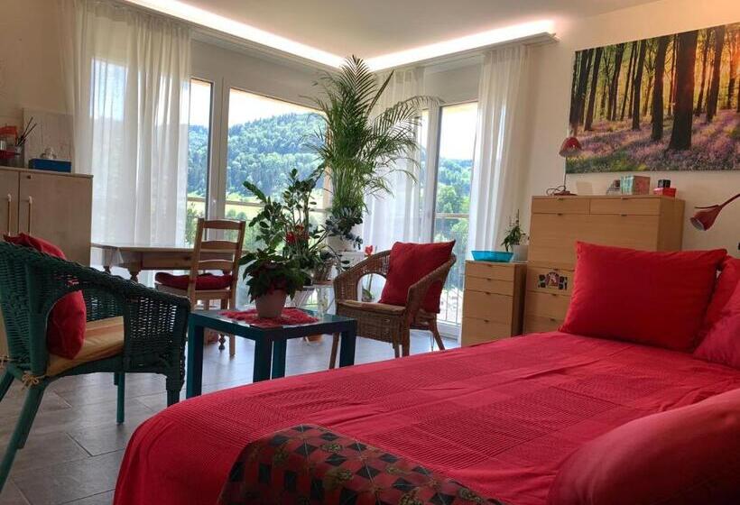 חדר סטנדרט נוף להרים, Chez Svanette B&b Villa Sonnglück