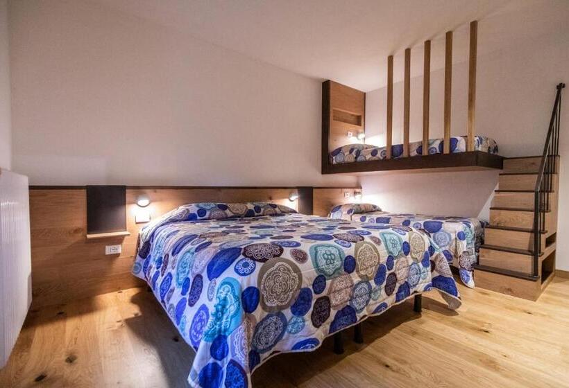 Четырехместный Номер Стандарт, Grand Hotel Gortani