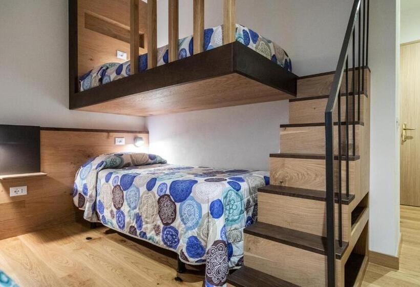 Четырехместный Номер Стандарт, Grand Hotel Gortani