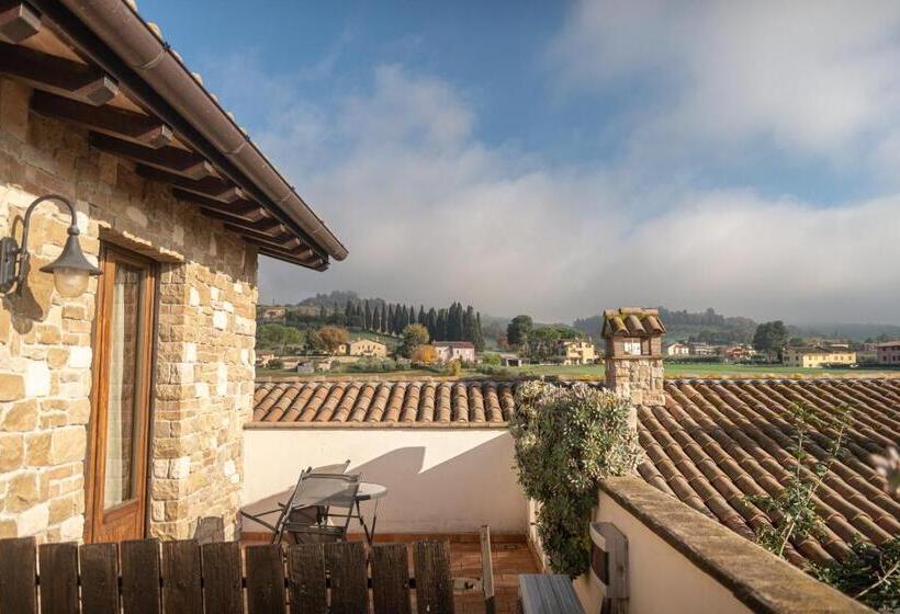 غرفة قياسية مزوَّدة بشُرفة, B&b Villa Barbarossa