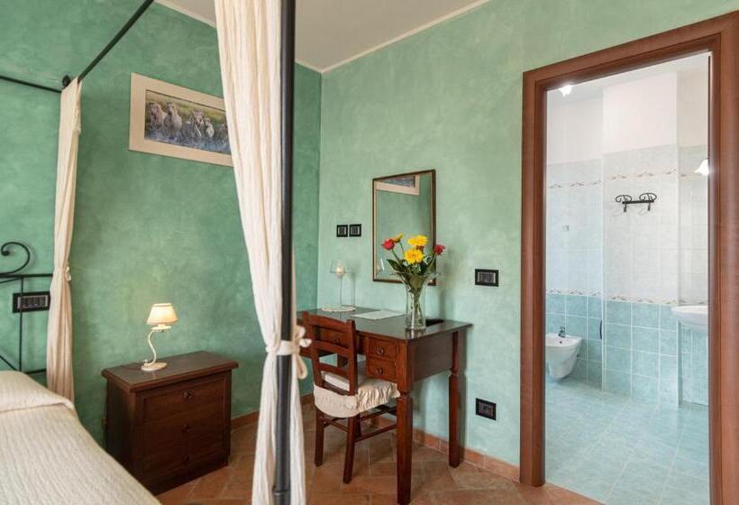 غرفة قياسية مزوَّدة بشُرفة, B&b Villa Barbarossa