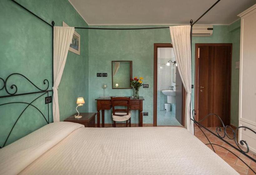 غرفة قياسية مزوَّدة بشُرفة, B&b Villa Barbarossa