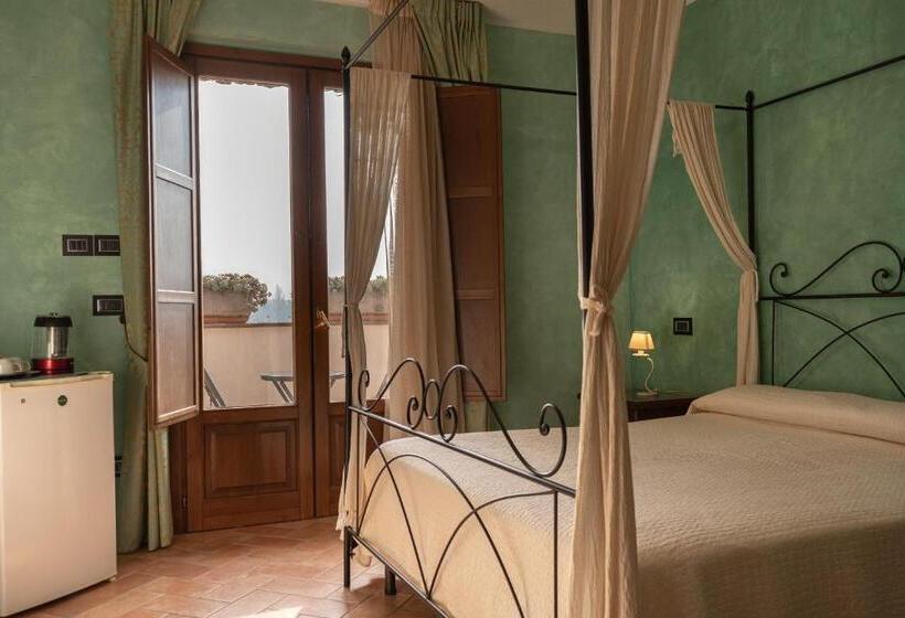 غرفة قياسية مزوَّدة بشُرفة, B&b Villa Barbarossa