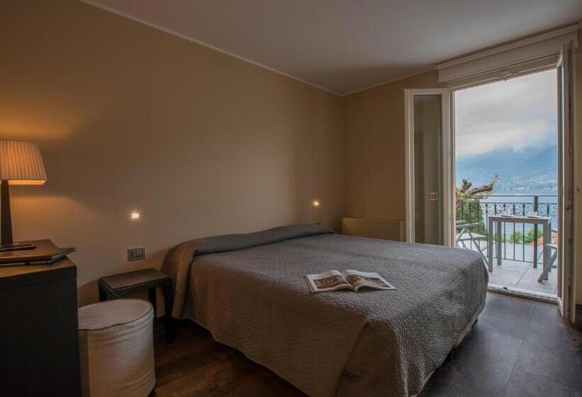 غرفة سوبيريور إطلالة على البحيرة, Albergo Silvio