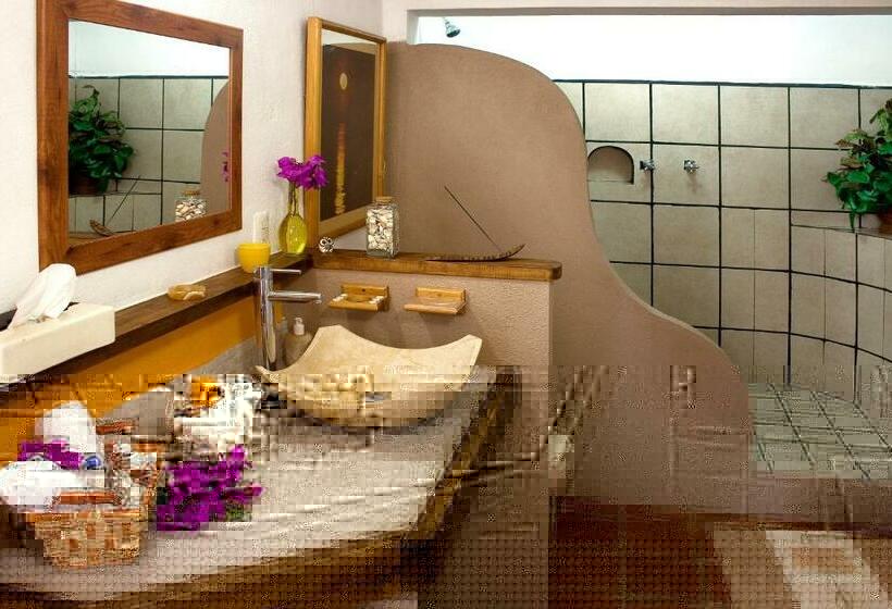 キングサイズベッドのデラックスルーム, La Casa Del Guamúchil