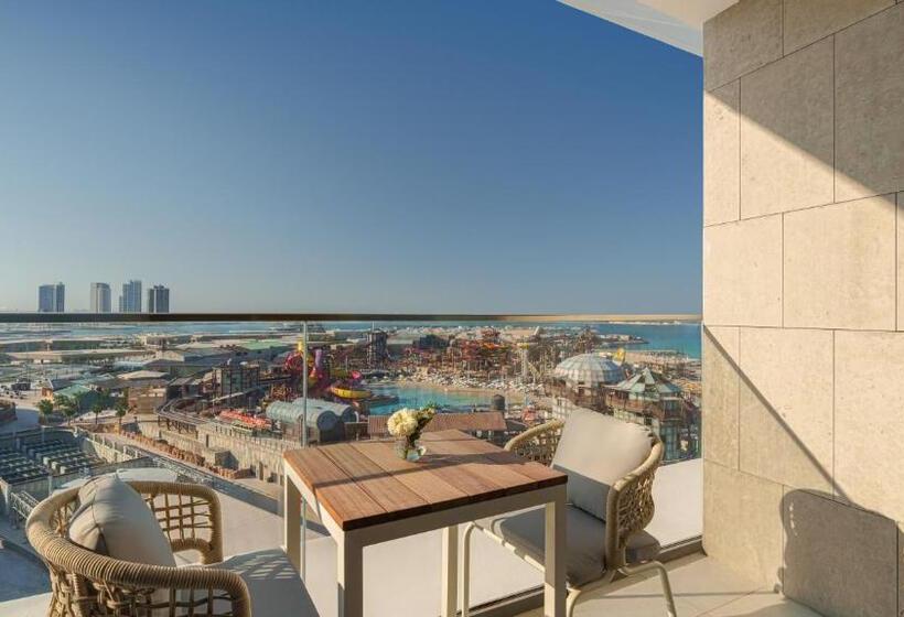 اتاق دلوکس با تخت کینگ و چشم‌انداز, Rixos Premium Qetaifan Island North