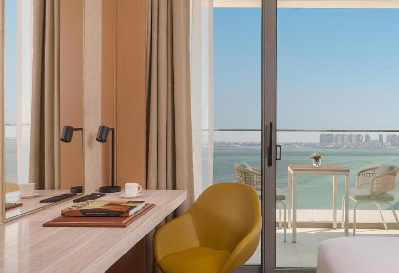 디럭스 룸 바다 전망, Rixos Premium Qetaifan Island North