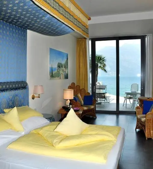 湖の見えるジュニアスイート, Beach Hotel Du Lac Malcesine