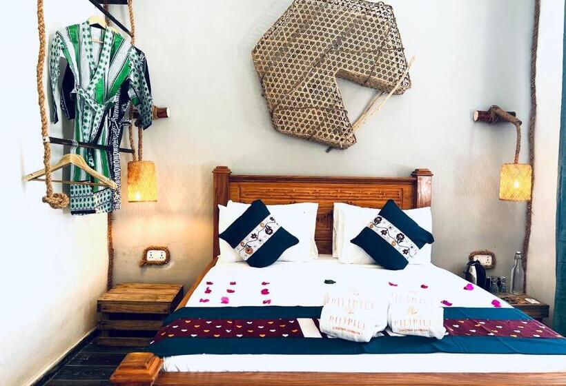 اتاق لوکس با چشم‌انداز دریا, Pili Pili Beach Bungalows