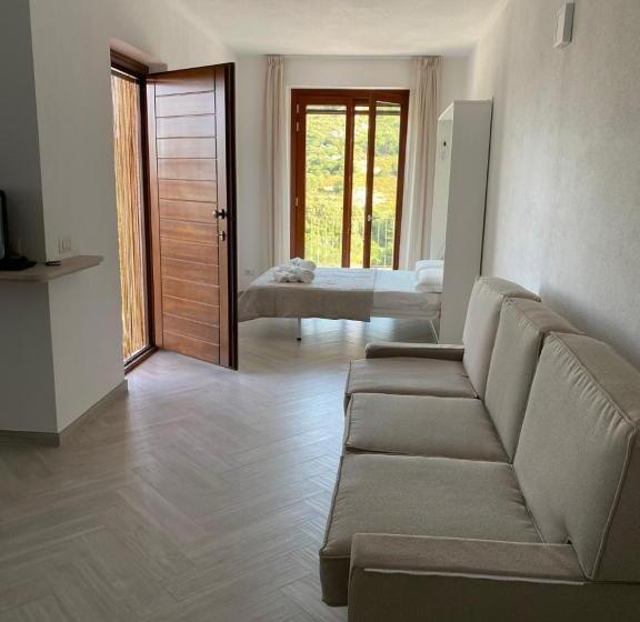 テラス付き１ベッドルームアパートメント, Sorgente