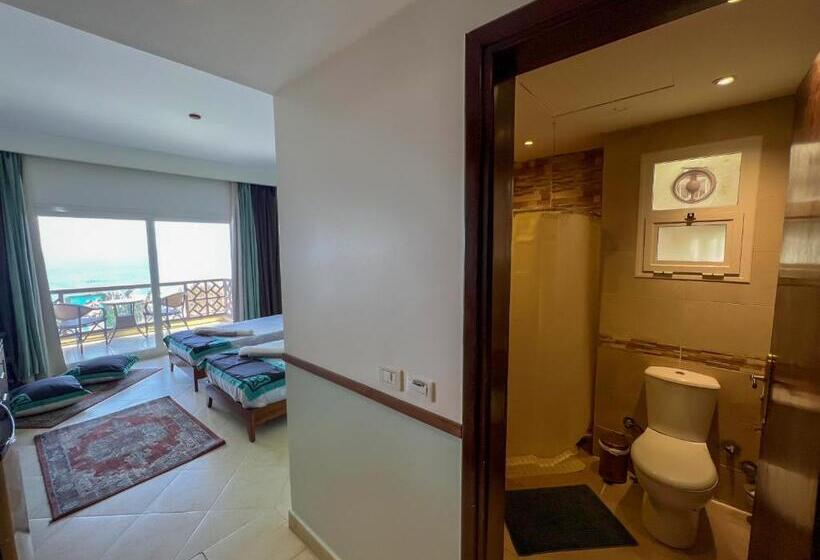 اتاق استاندارد با چشم‌انداز دریا, Club Red Dahab Motel