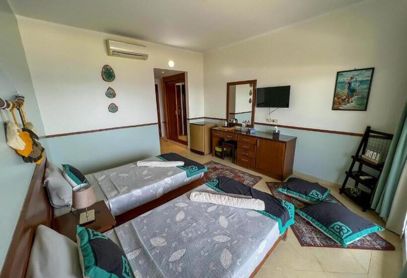 اتاق استاندارد با چشم‌انداز دریا, Club Red Dahab Motel