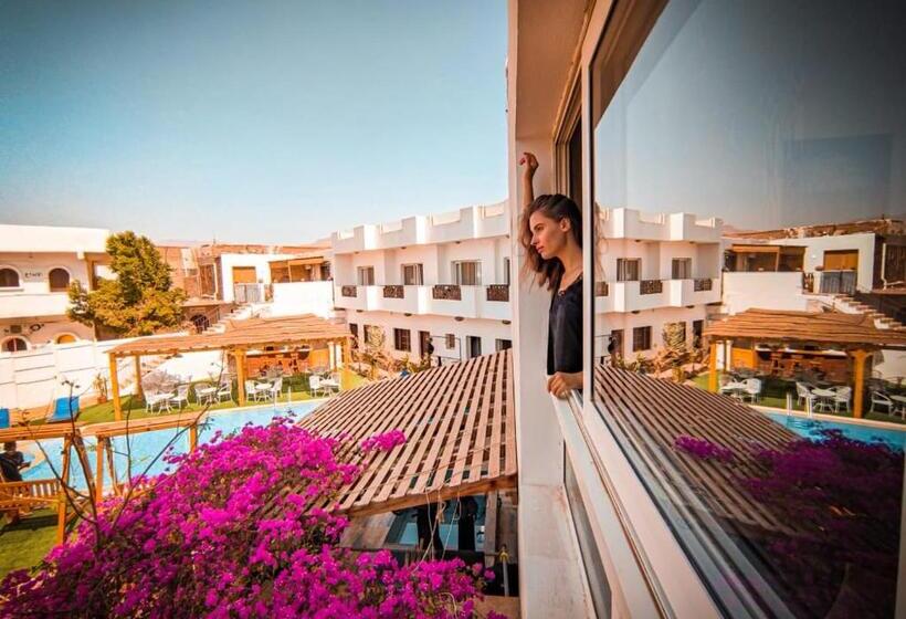 اتاق استاندارد با چشم‌انداز استخر, Club Red Dahab Motel