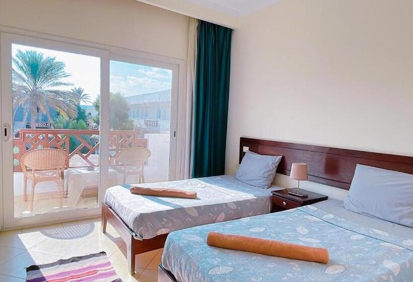اتاق استاندارد با چشم‌انداز استخر, Club Red Dahab Motel