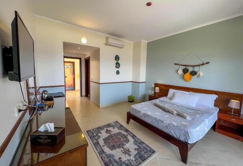 اتاق استاندارد با چشم‌انداز دریا, Club Red Dahab Motel
