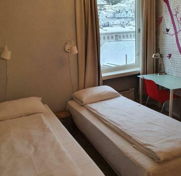 חדר סטנדרט חדר אמבטיה משותף, City Hostel Bergen