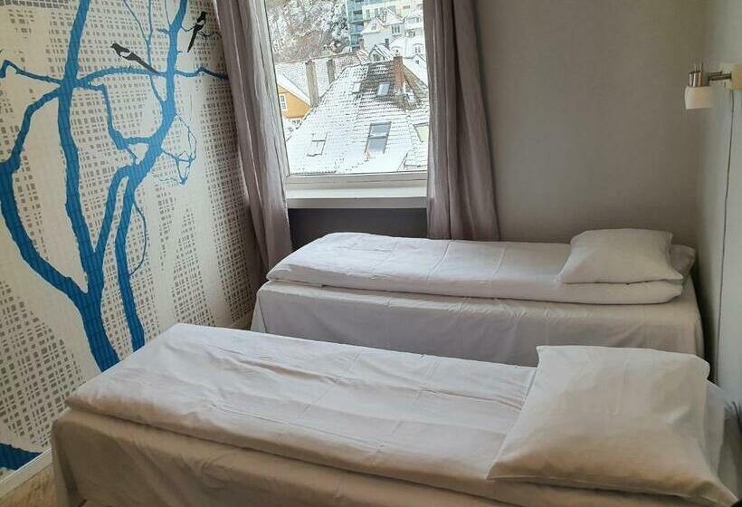 חדר סטנדרט חדר אמבטיה משותף, City Hostel Bergen