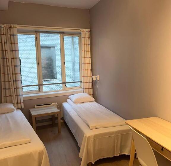 חדר סטנדרט חדר אמבטיה משותף, City Hostel Bergen