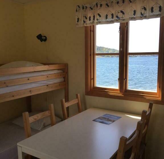 חדר סטנדרטי לארבעה עם חדר אמבטיה משותף, Badholmens Vandrarhem