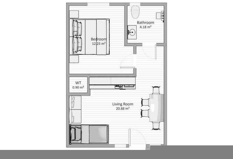 סוויטה, Ashbrook Motel Taupo