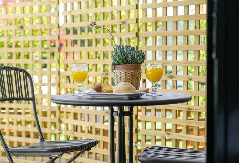 اتاق استاندارد با تراس, Casa Das Hortensias  Charming Guest House