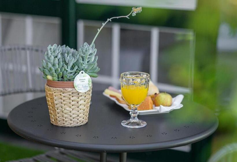 اتاق استاندارد با تراس, Casa Das Hortensias  Charming Guest House