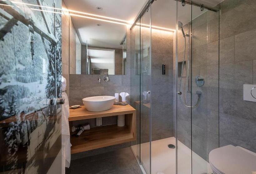 اتاق استاندارد یک نفره, Berghotel Tgantieni