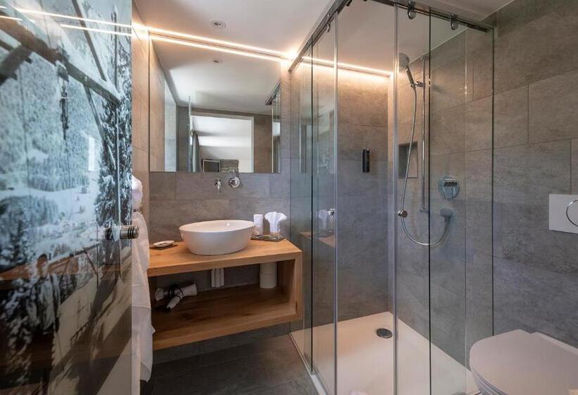 חדר סטנדרט יחיד, Berghotel Tgantieni