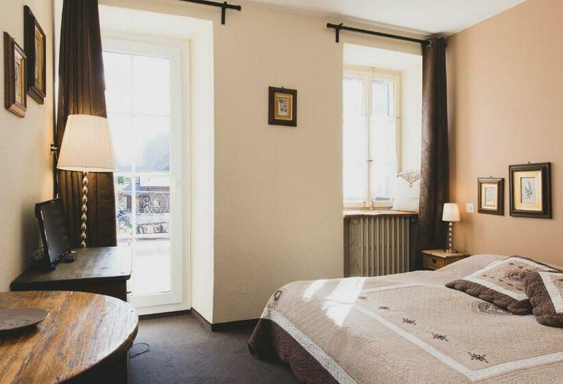 标准间带露台, Hôtel Le Besso   Swiss Romantic Lodge Zinal