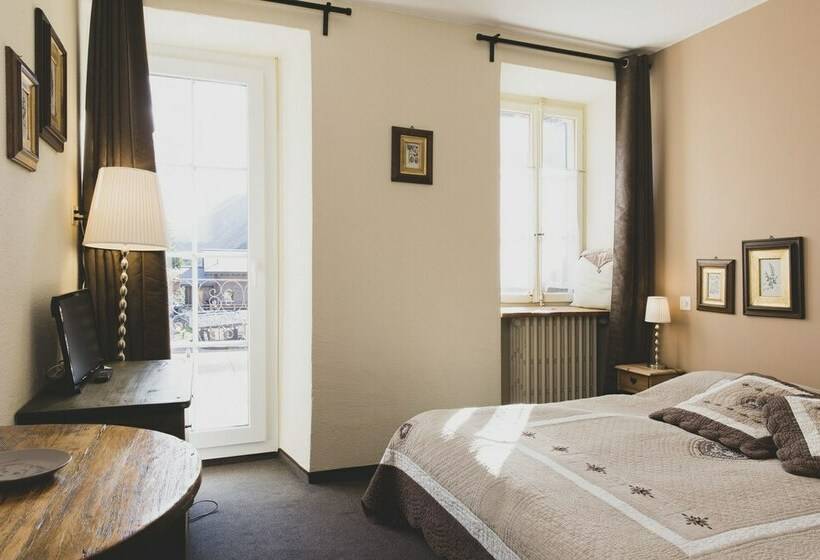 标准间带露台, Hôtel Le Besso   Swiss Romantic Lodge Zinal