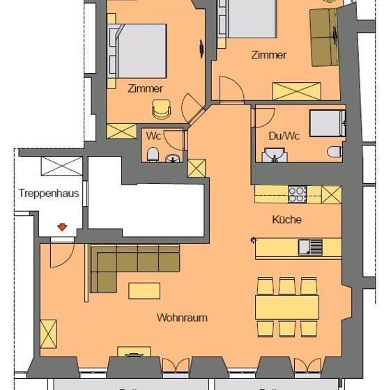 带2个卧室的公寓, Portjengrat