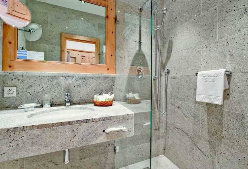 غرفة قياسية فردية, Parkhotel Margna Superior