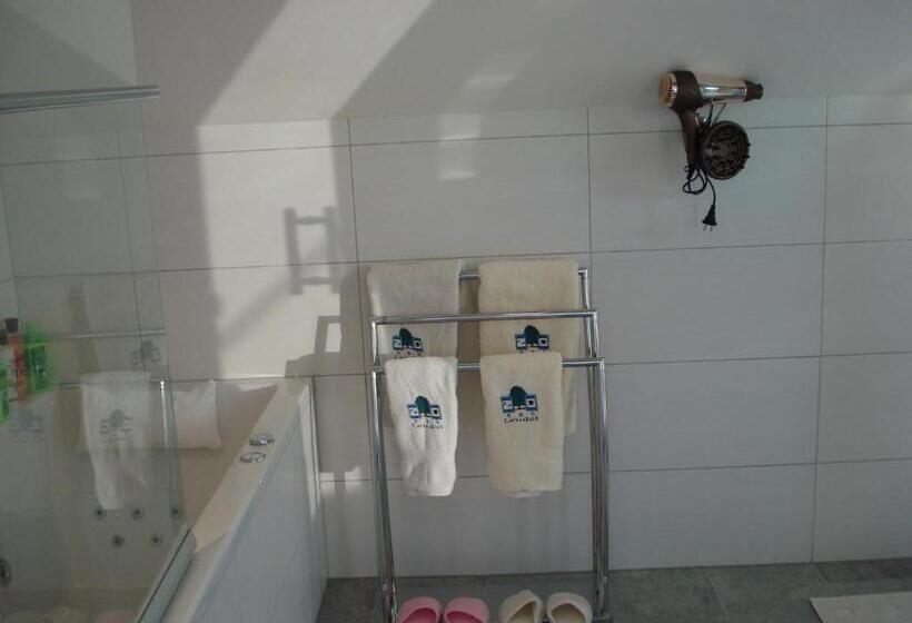 اتاق لوکس با وان آب گرم, B & B Leudal