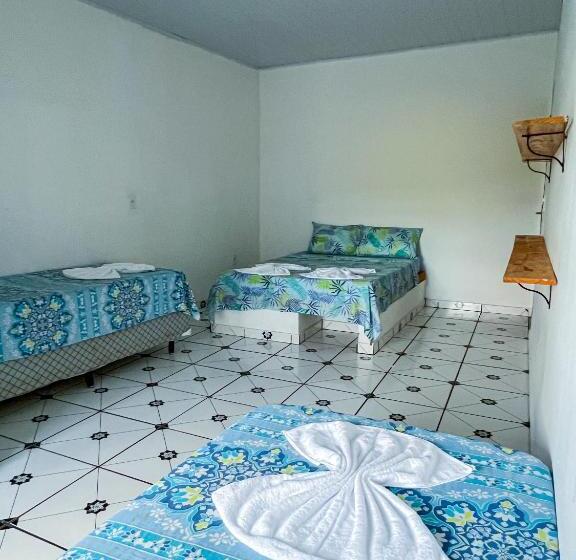 Quarto Quadruple Standart com Varanda, Pousada Sempre Viva Lençóis