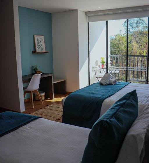 스탠다드 트리플 발코니 룸, Genazzano Hotel Boutique