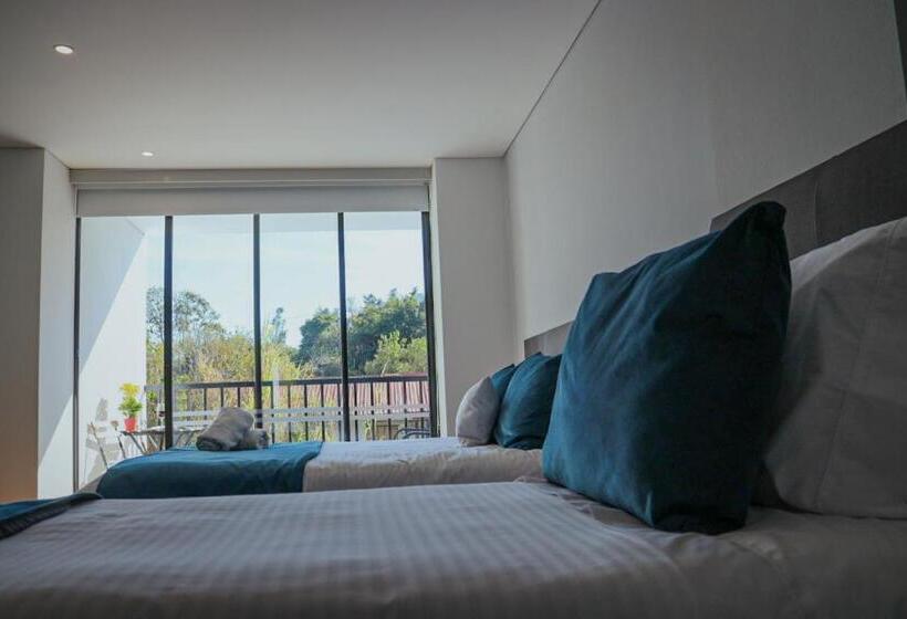 חדר סטנדרט לשלושה עם מרפסת, Genazzano Hotel Boutique