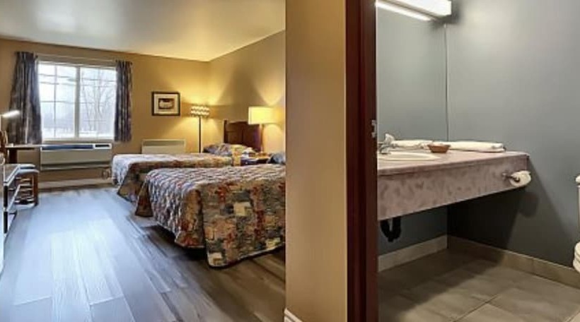 스탠다드 룸 더블 침대 2개, Hôtel Le Portneuvois