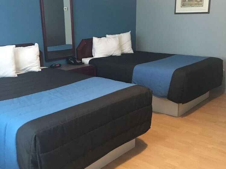 غرفه قياسيه سريرين مزدوجين, Motel Le Victo