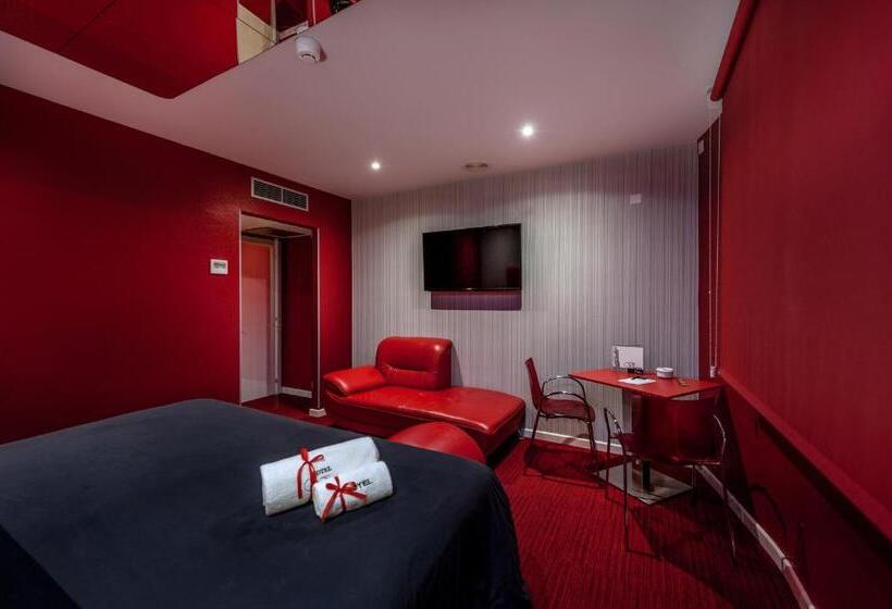 스탠다드 룸 킹사이즈 침대, Motel Venus La Coruña