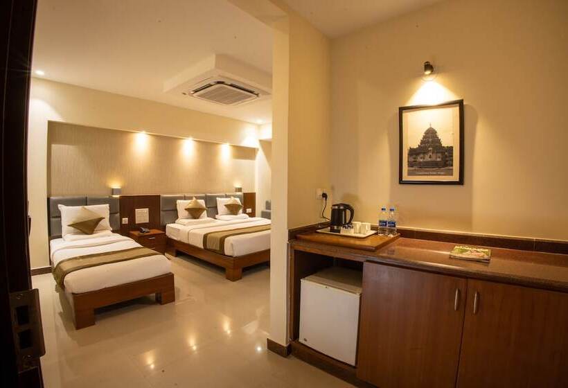 디럭스 룸, Metro Plaza Hotel By Rak Rooms, Mangaluru