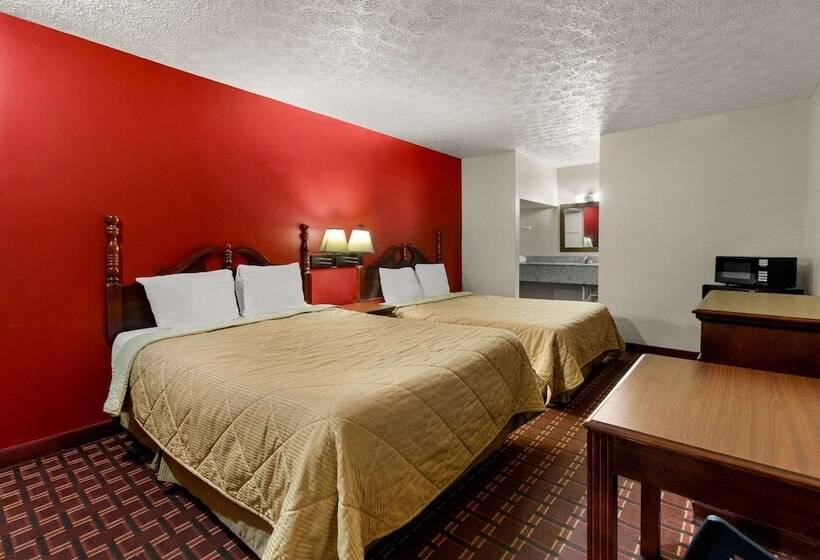 带2个双人床的标准工作室, Rodeway Inn