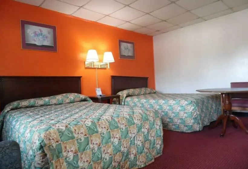 ２ダブルベッドのスタンダードルーム, Tazewell Motel