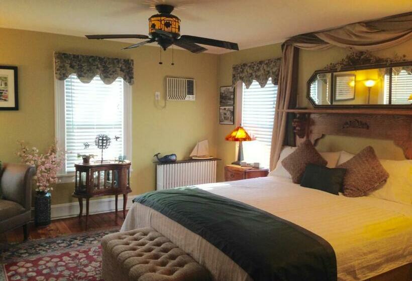 חדר סטנדרט עם מיטת קינג, The Stirling House Waterfront Inn Greenport