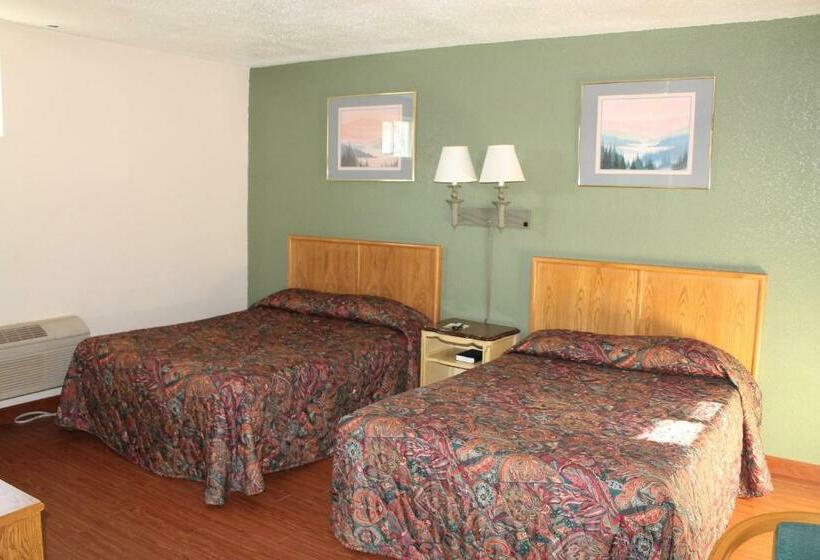 غرفه قياسيه سريرين مزدوجين, American Motor Inn   Rock Island
