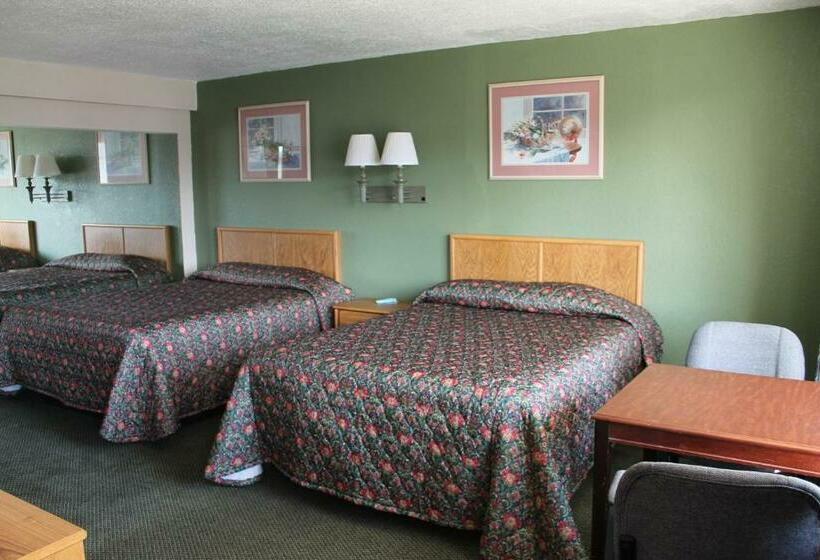 ２ダブルベッドのスタンダードルーム, American Motor Inn   Rock Island