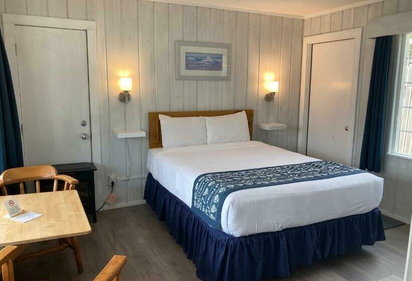 带特大床的标准间, Tillicum Beach Motel   Formerly Deane S Oceanfront Lodge