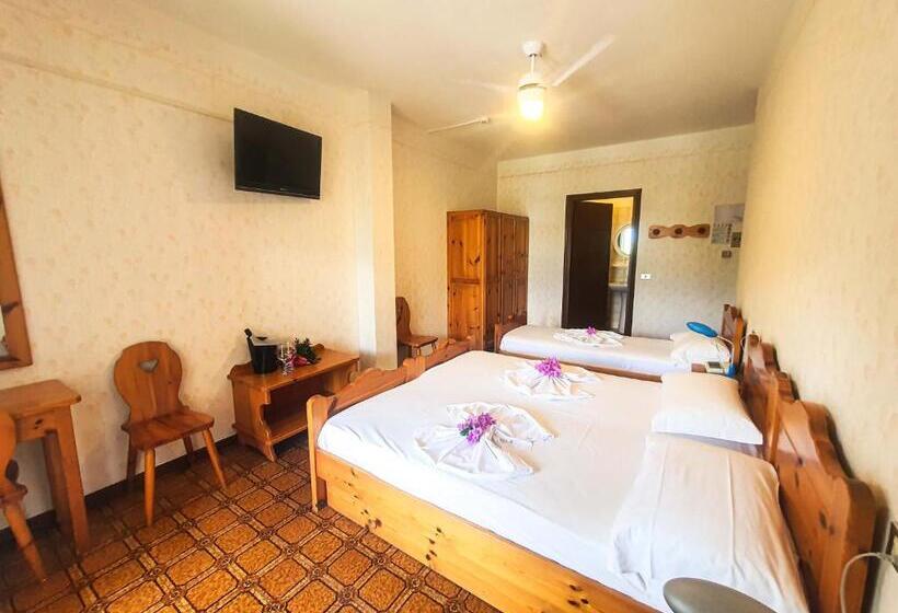 غرفة قياسية ثلاثية مطلة علي الحديقة, Residence Hotel Maxi