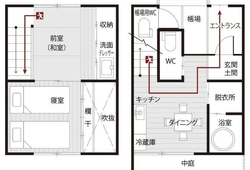 اتاق استاندارد چهار تخته, Kyoto Gion No Yado