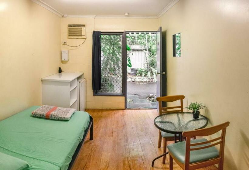 חדר סטנדרד יחיד חדר אמבטיה משותף, Castaways Backpackers Cairns