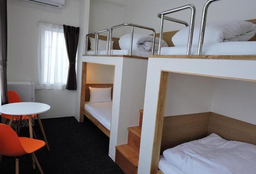Четырехместный Номер Стандарт с Двухъярусными Кроватями, Abest Cube Naha Kokusai Street Cabin Type Hotel All Room With Key